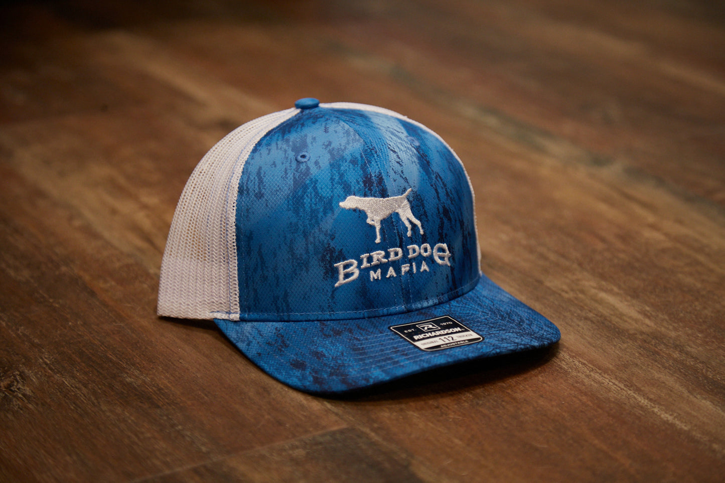 Realtree Fishing Light Blue/White Mesh Cap