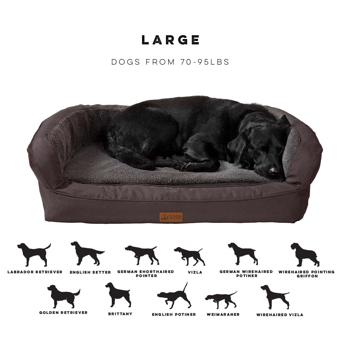EZ-Wash Fleece Headrest Dog Bed