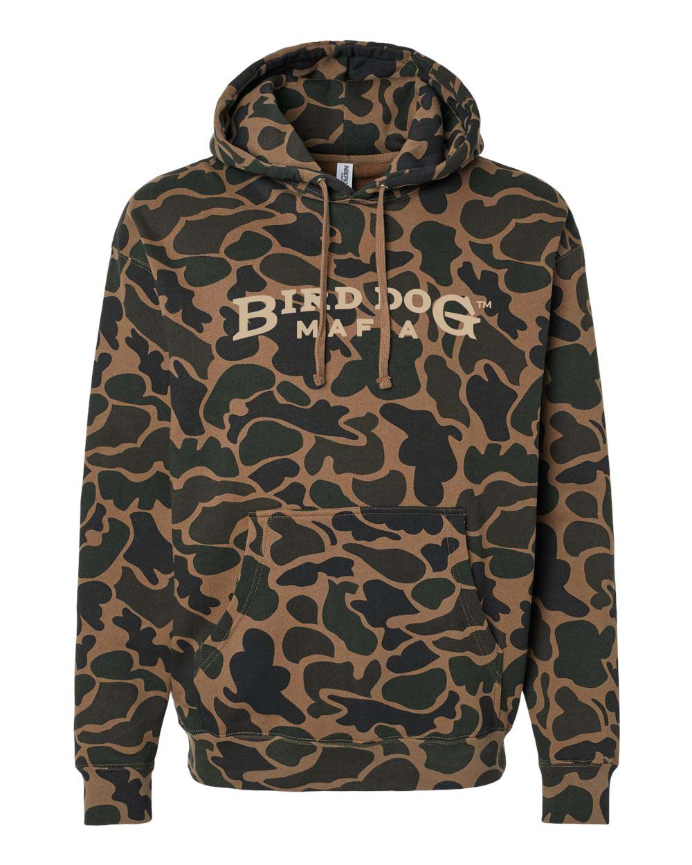 Heavyweight Hooded Camo Sweatshirt