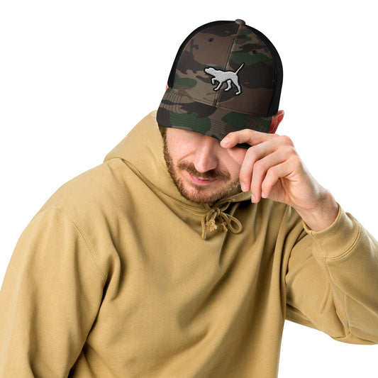 English Pointer Camouflage Mesh Cap