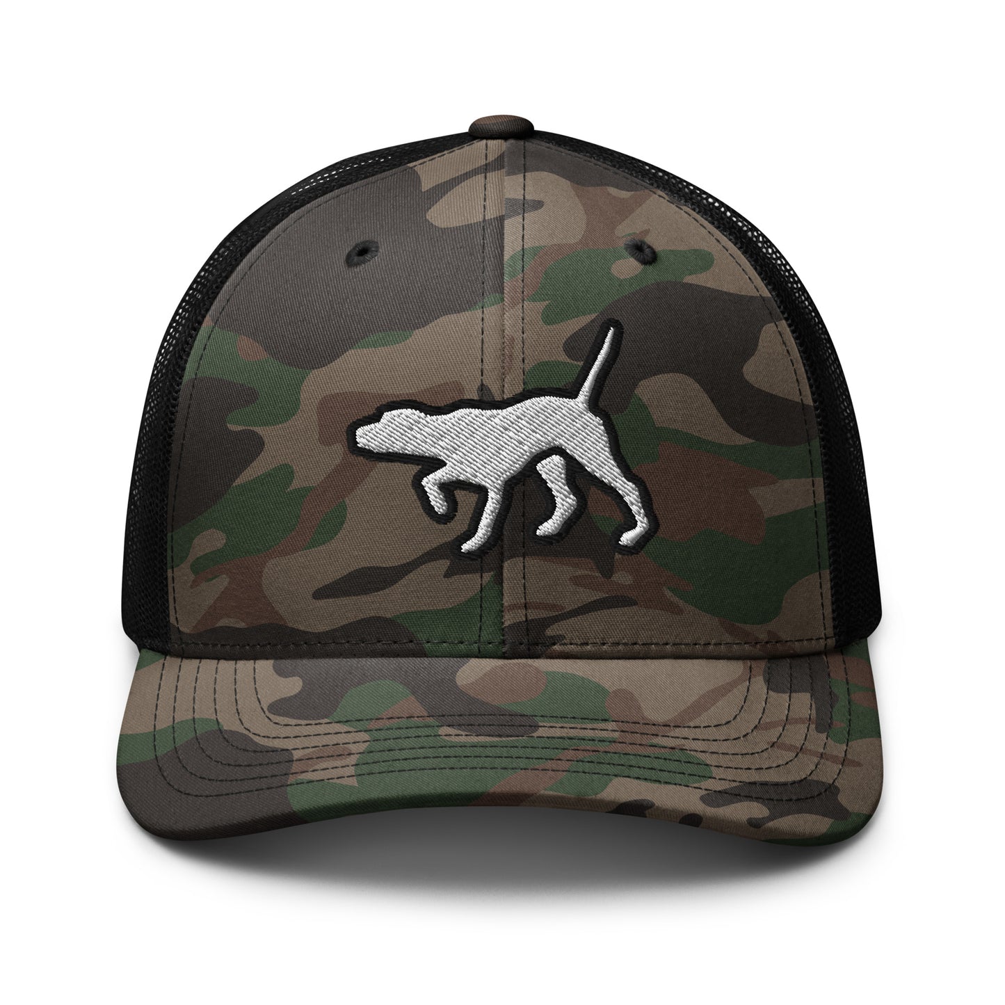 English Pointer Camouflage Mesh Cap