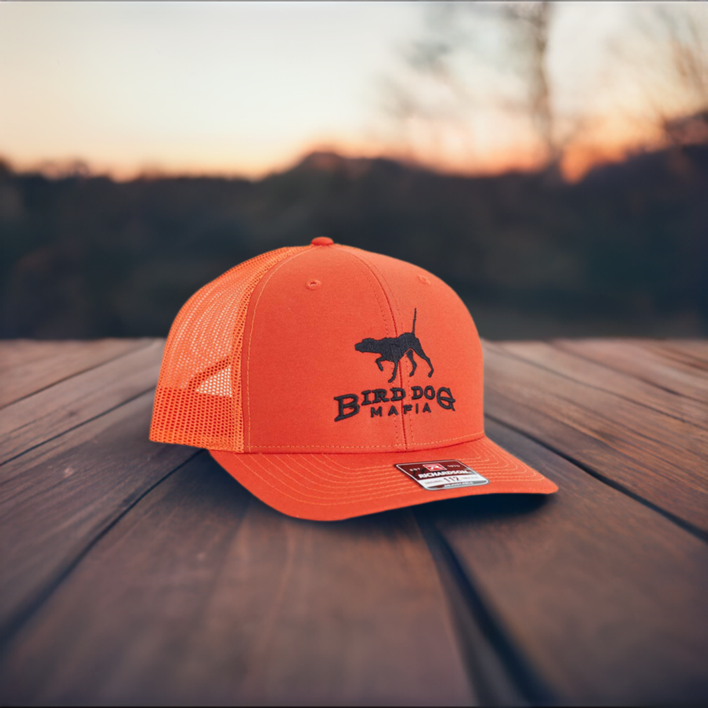 Blaze Orange Mesh Cap