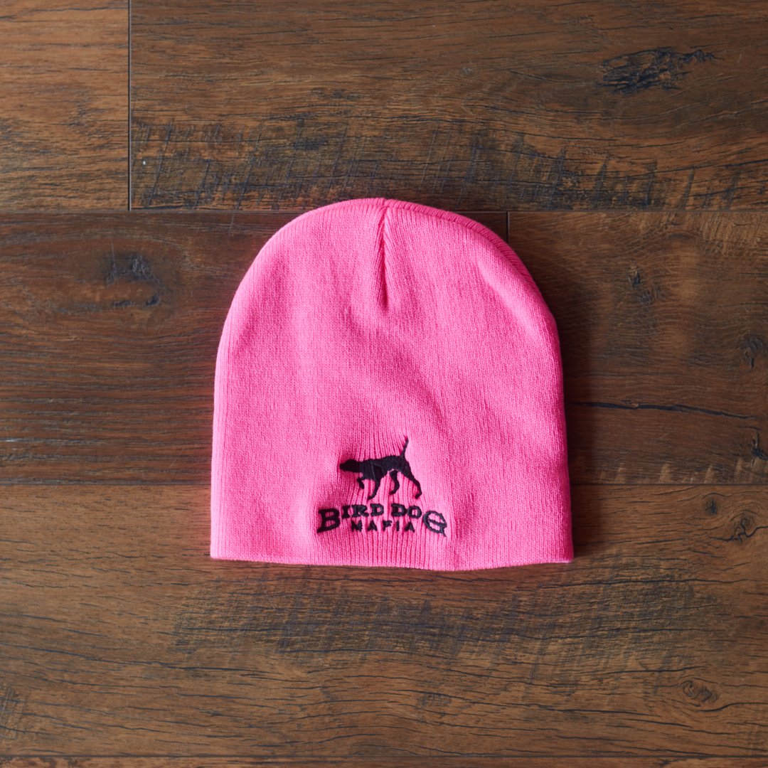 Neon Pink Hunting Beanies