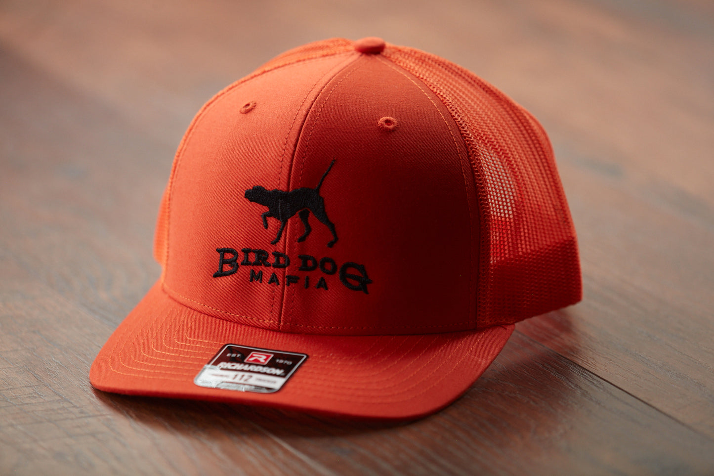 Blaze Orange Mesh Cap