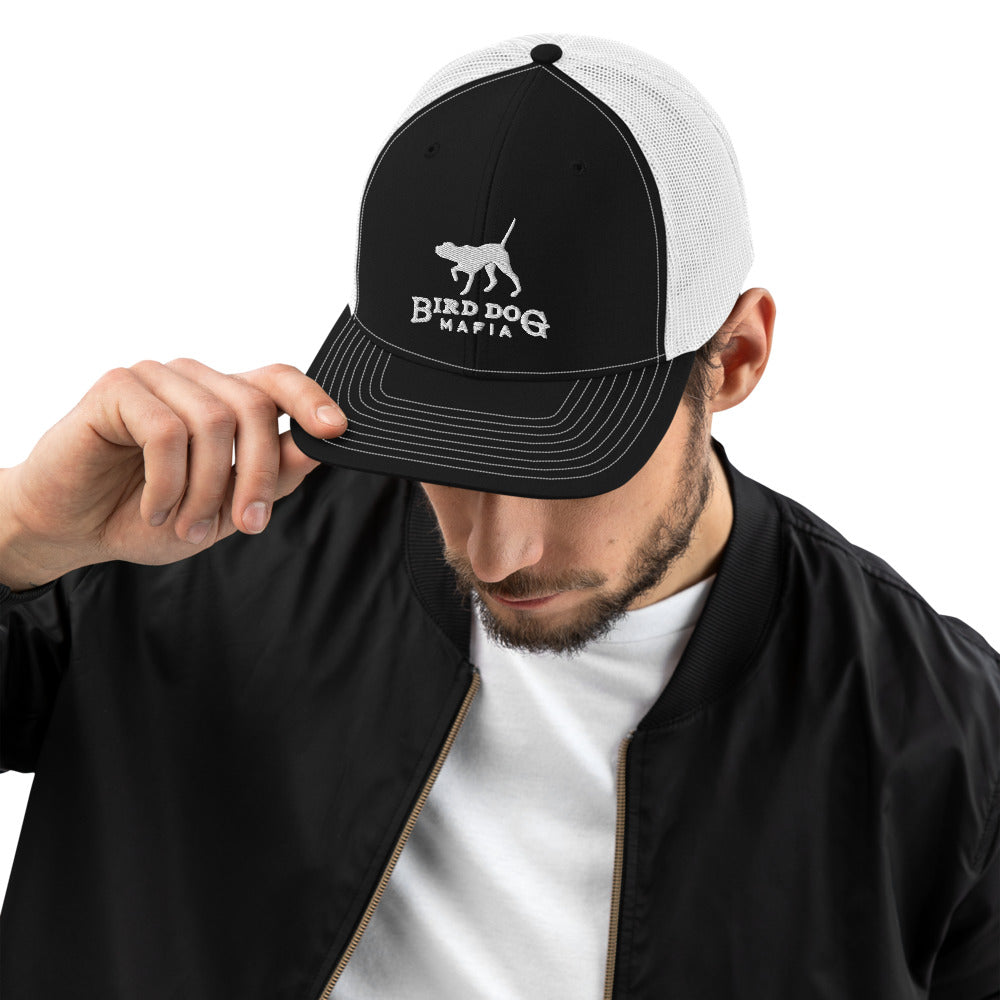 Black/White Mesh Cap