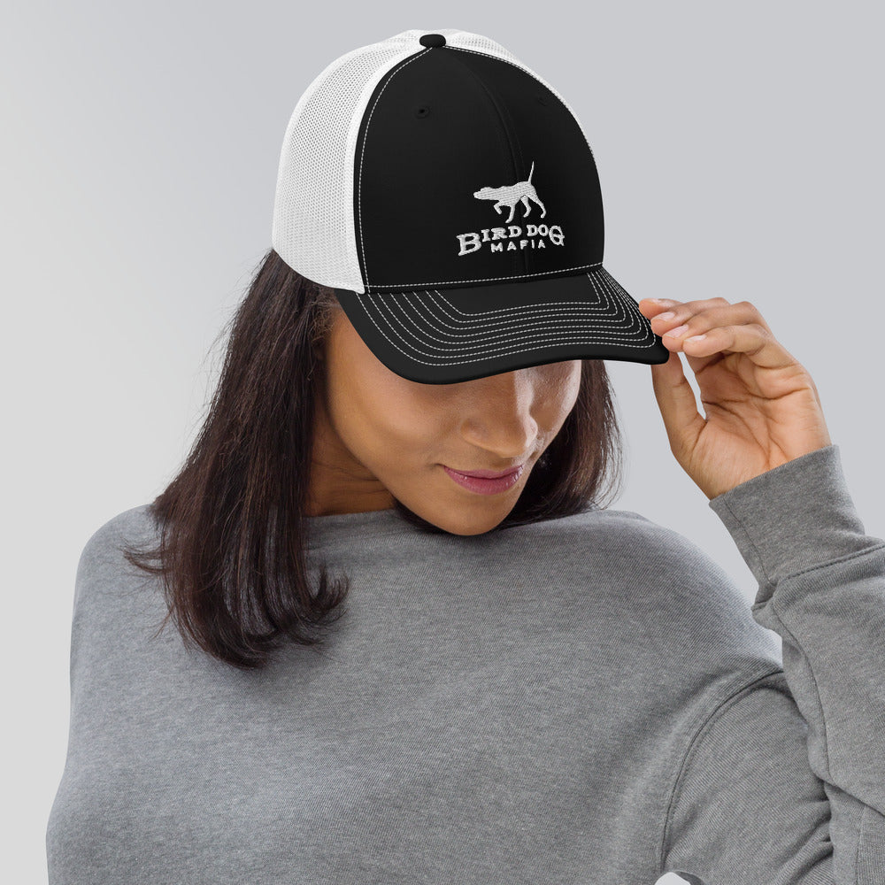 Black/White Mesh Cap